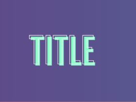 título bonito en HTML