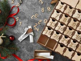 Calendario de adviento con chocolatinas
