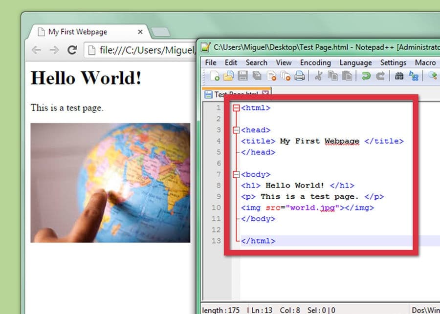 insertar imagen  html