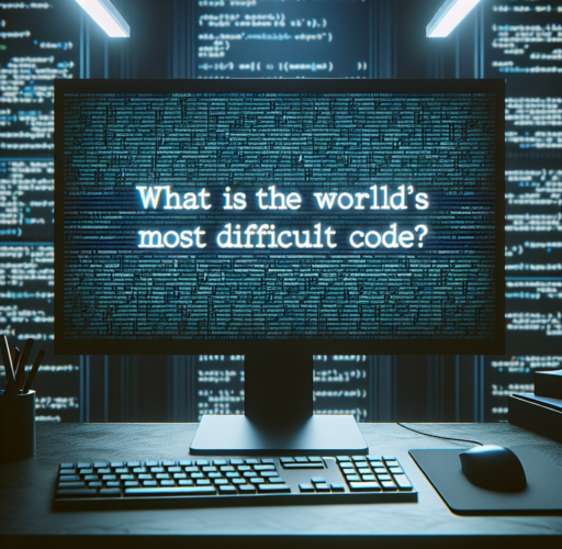 ¿Cuál es el código más difícil del mundo?