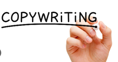 una mano escribiendo Copywritting