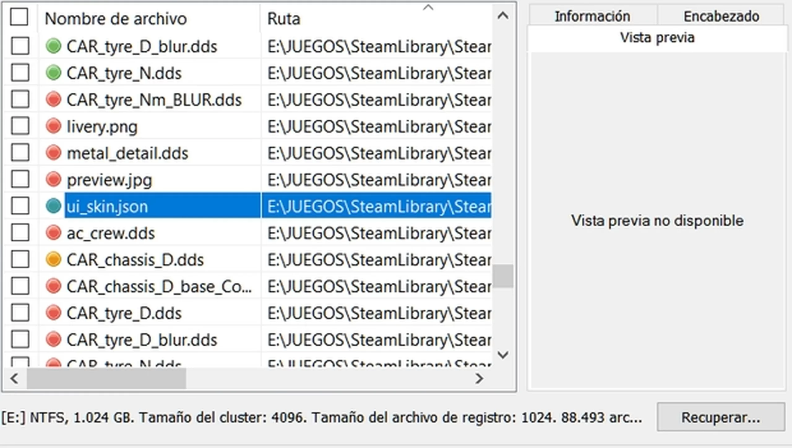 Cómo recuperar ficheros borrados en Windows